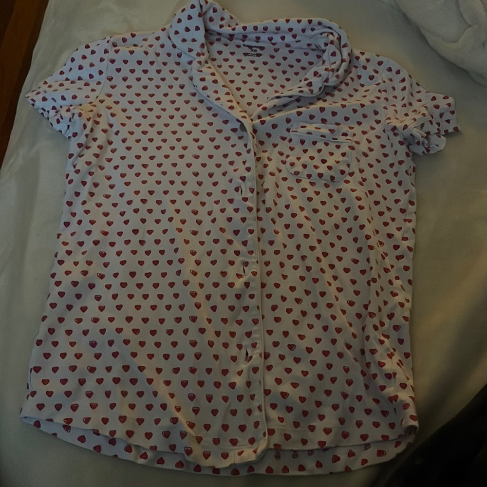 Roller rabbit TOP only Pink hearts